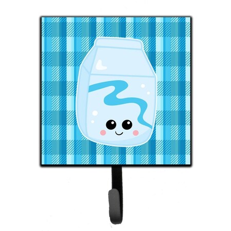 Carolines Treasures Blue Plaid & Milk Leash or Key Holder BB6846SH4